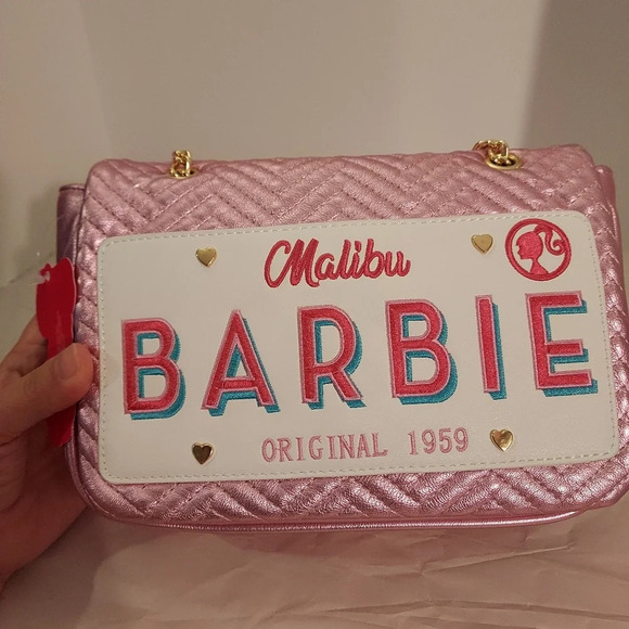 NWOT Limited Edition SKINNYDIP London X Barbie Malibu Barbie Shoulder Bag - Picture 6 of 11